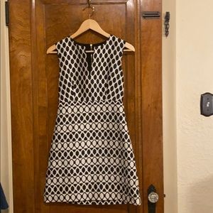 DianevonFurstenberg, black and white dress